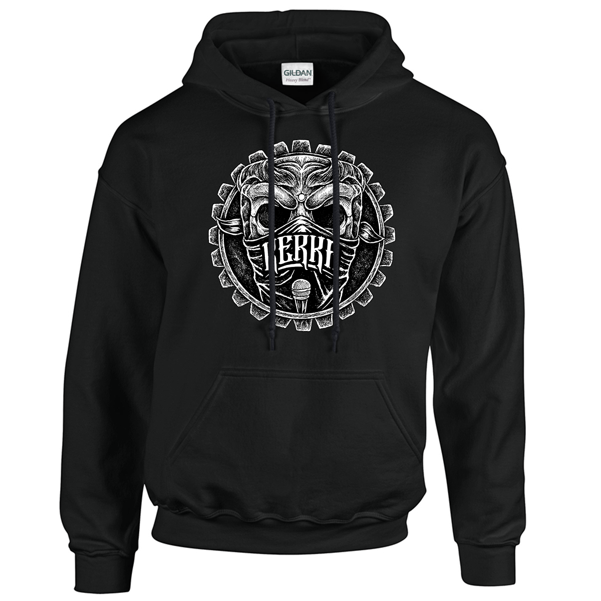Bild von KERKA 'MASK' - HOODY (schwarz)